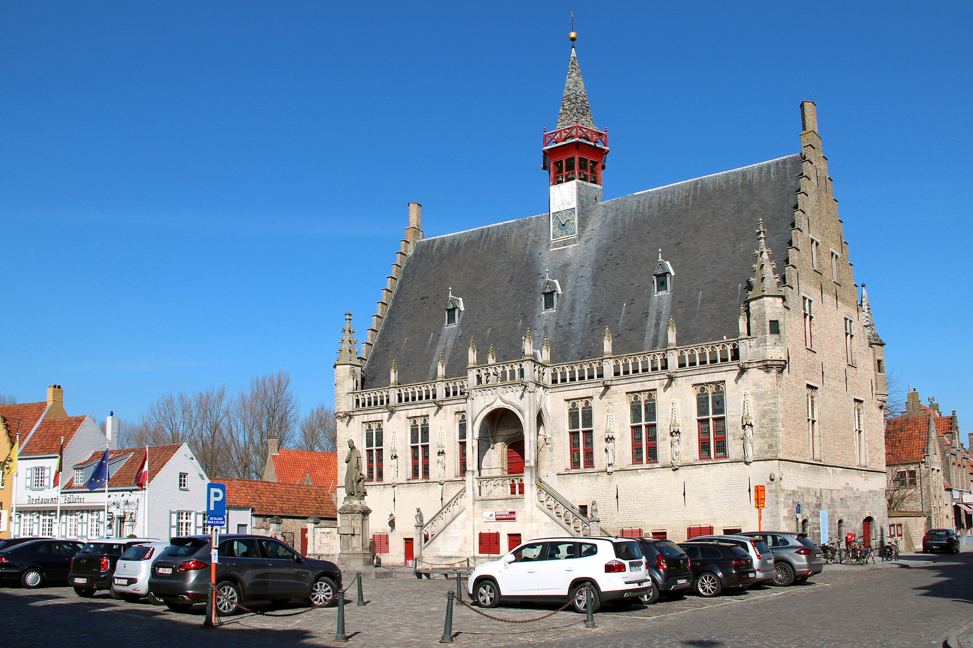 Damme (Belgium), the City hall (XIVth century)